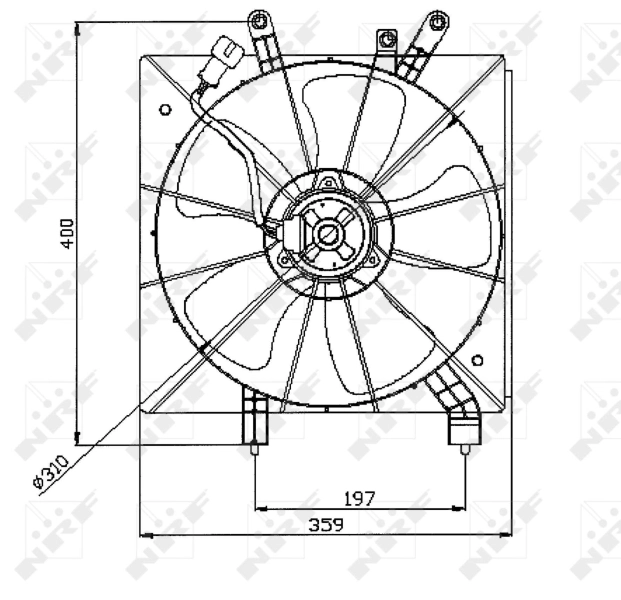 Ventilator radiator racire