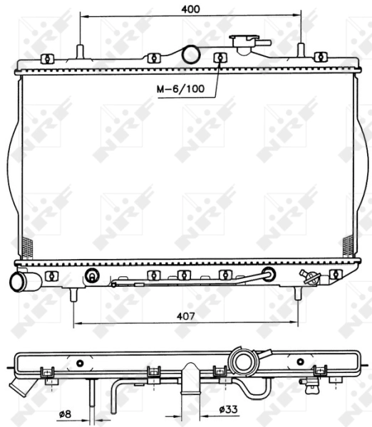 Radiator racire motor