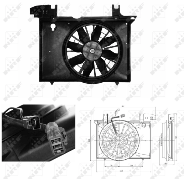 Ventilator, radiator