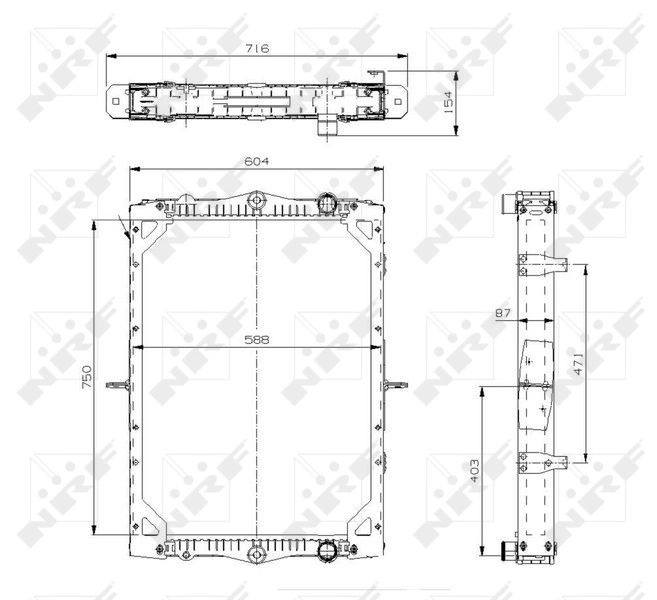 Radiator racire motor