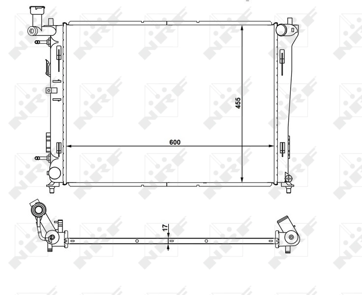 Radiator racire motor