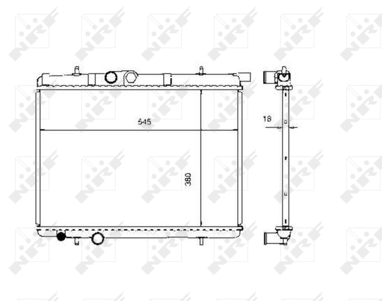 Radiator racire motor