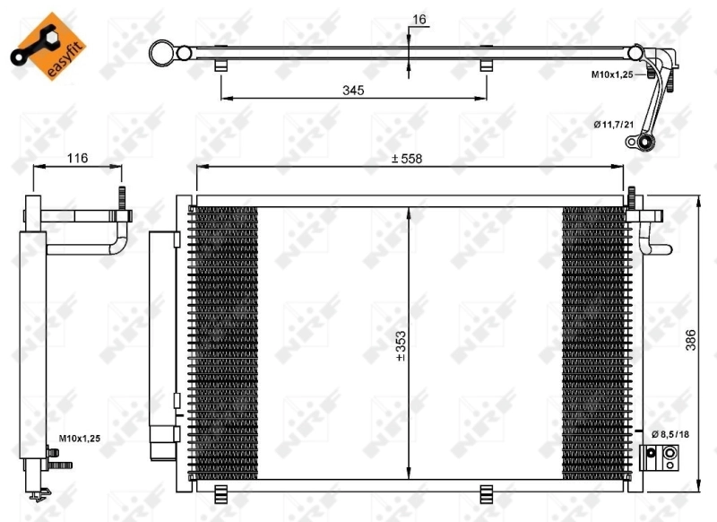 Radiator climatizare