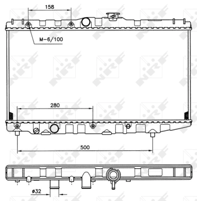 Radiator racire motor
