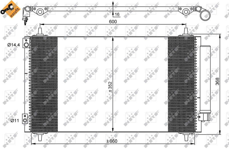 Radiator climatizare