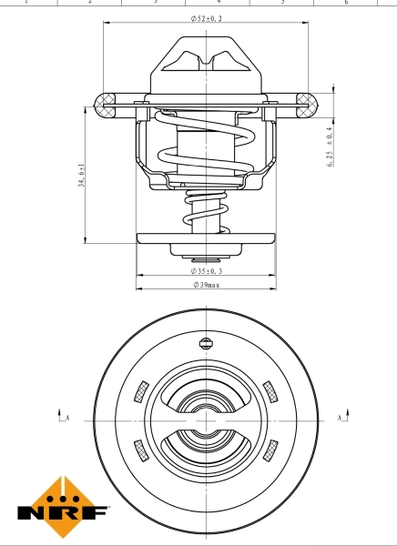 Termostat lichid racire