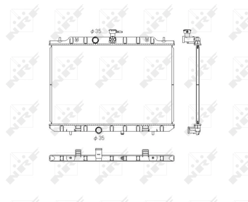 Radiator racire motor