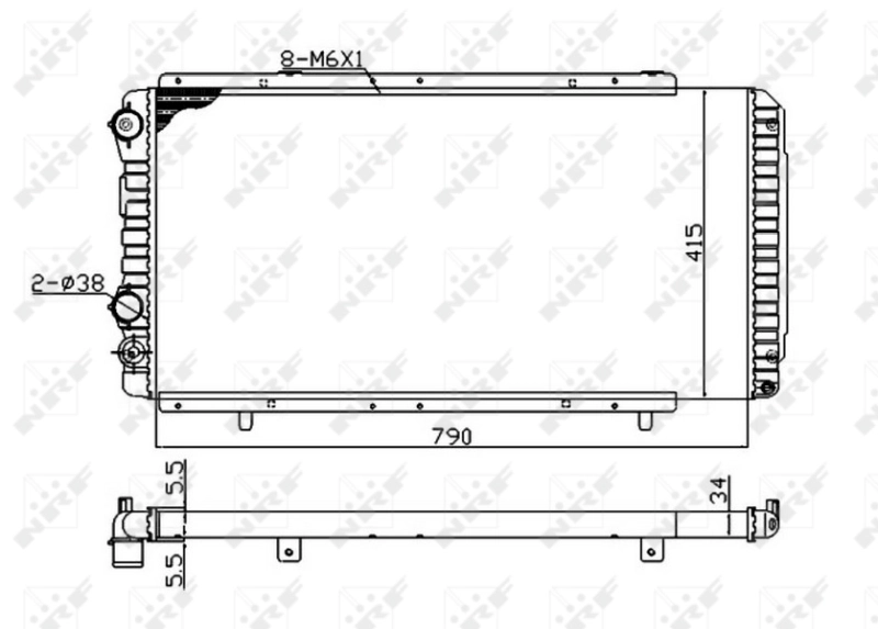 Radiator racire motor