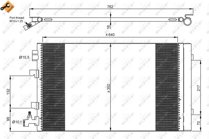 Radiator climatizare