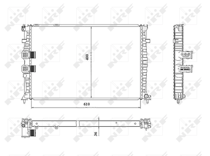 Radiator racire motor