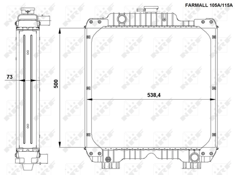 Radiator racire motor
