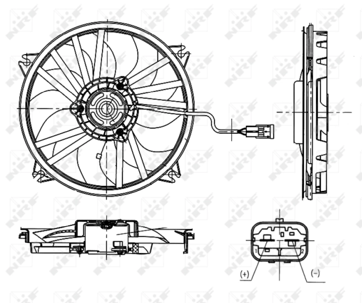 Ventilator radiator racire