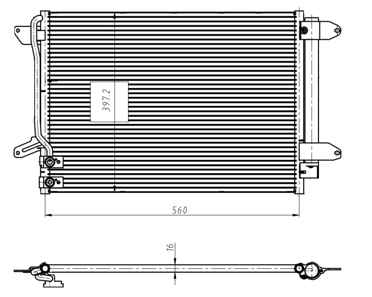 Radiator climatizare