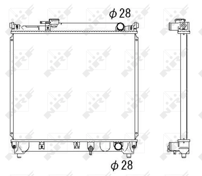 Radiator racire motor