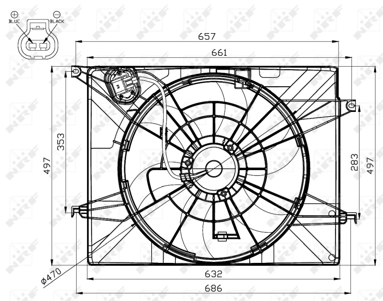 Ventilator radiator racire