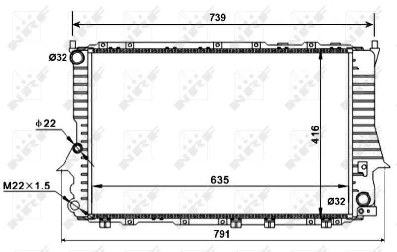 Radiator racire motor
