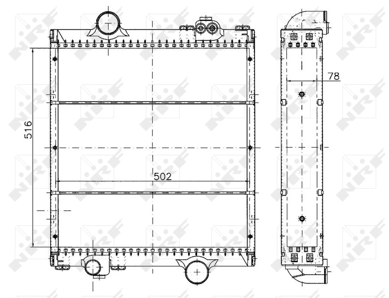 Radiator racire motor