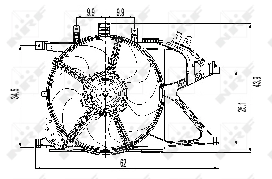 Ventilator radiator racire