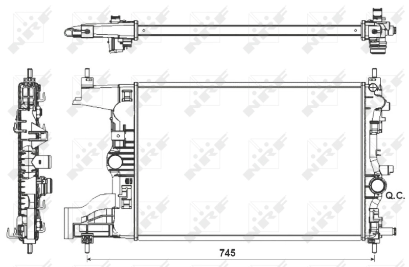 Radiator racire motor