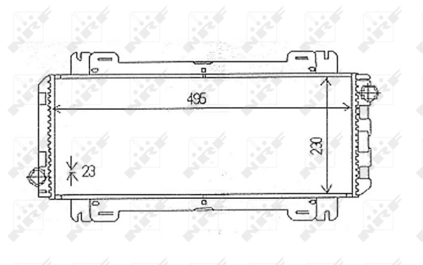 Radiator racire motor
