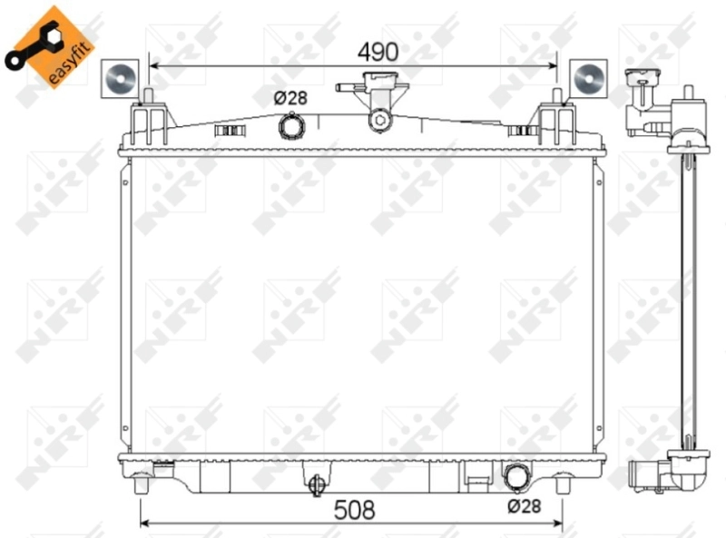 Radiator racire motor
