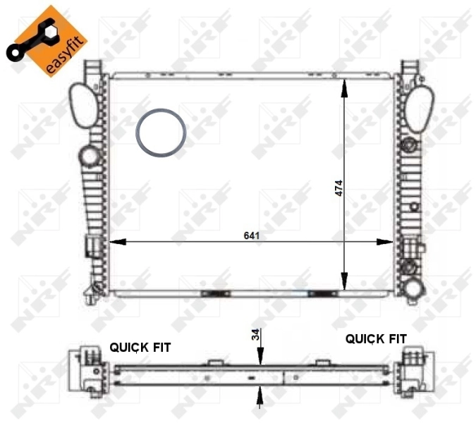 Radiator racire motor