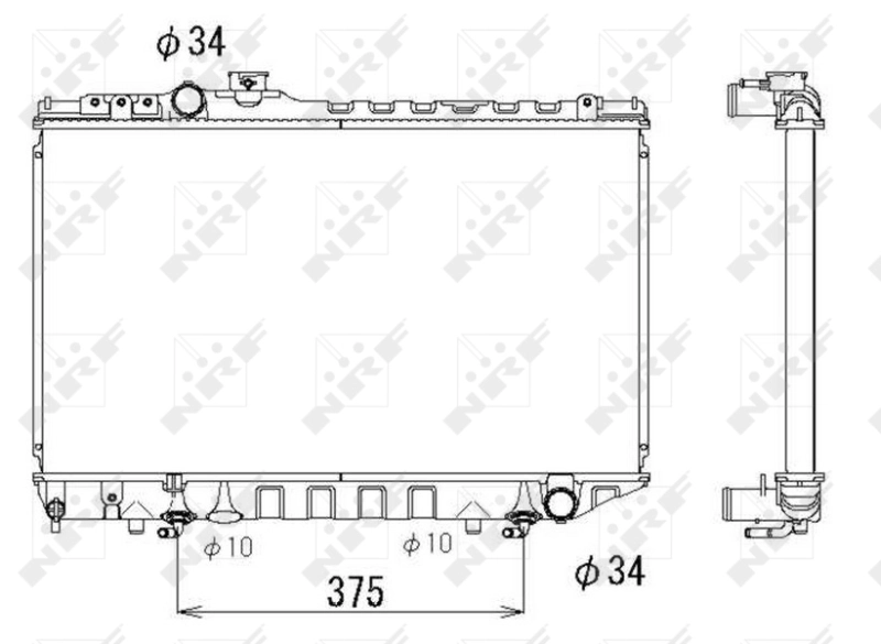 Radiator racire motor