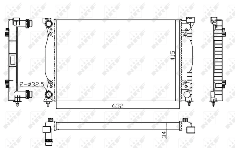 Radiator racire motor