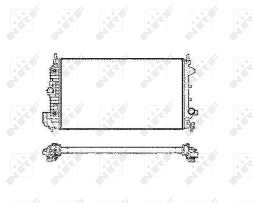 Radiator racire motor