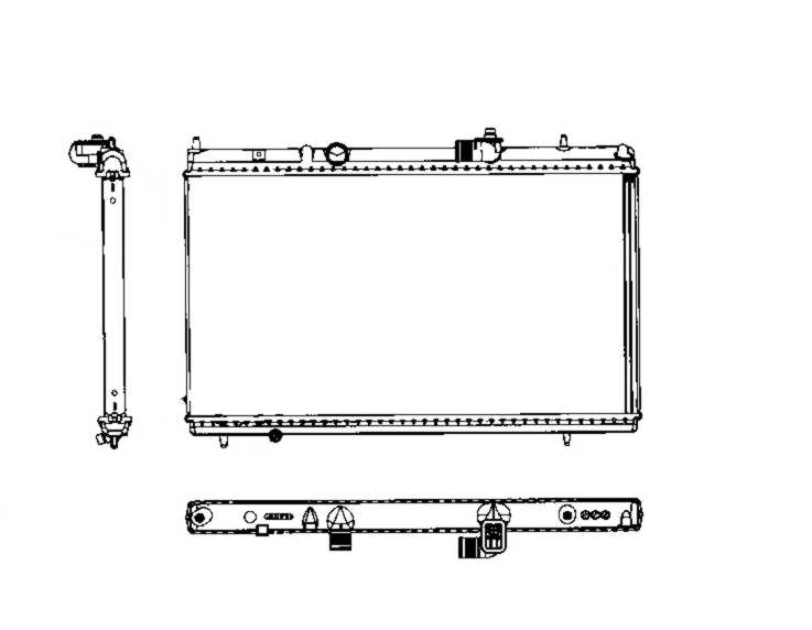 Radiator racire motor