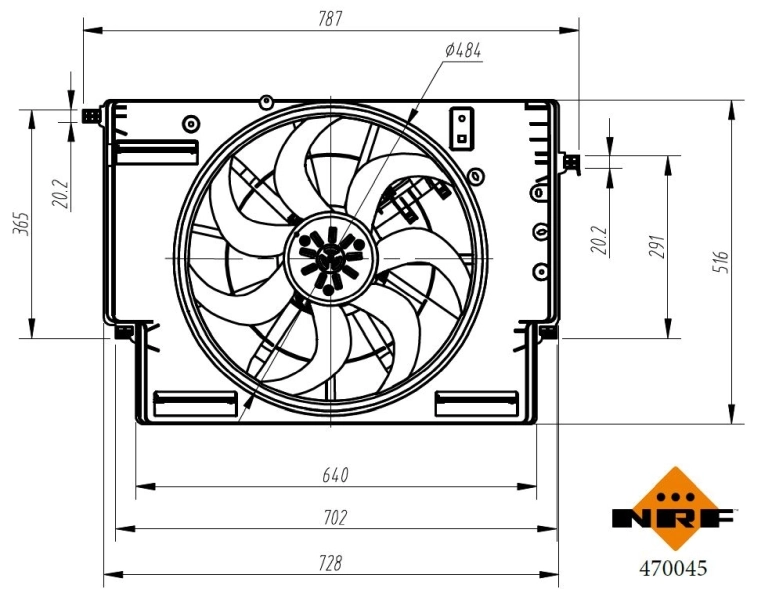 Ventilator radiator racire