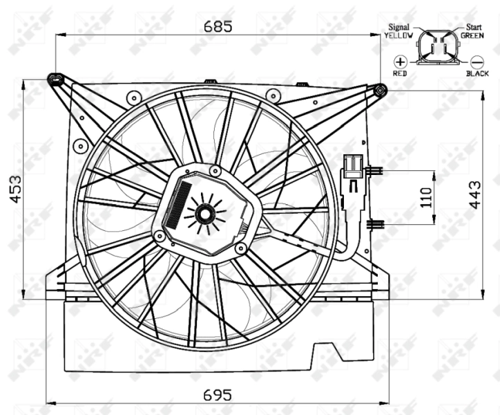 Ventilator radiator racire