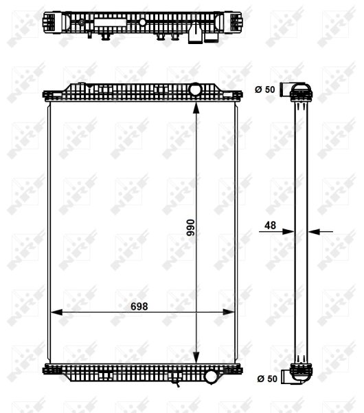 Radiator racire motor