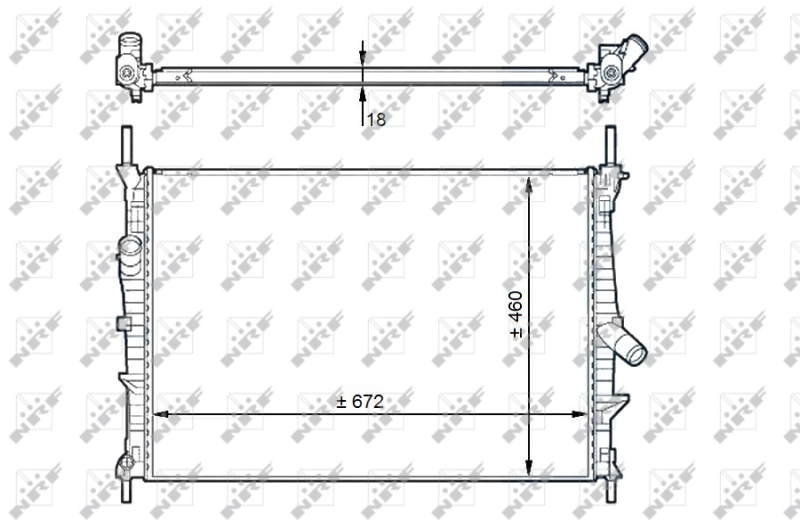 Radiator racire motor