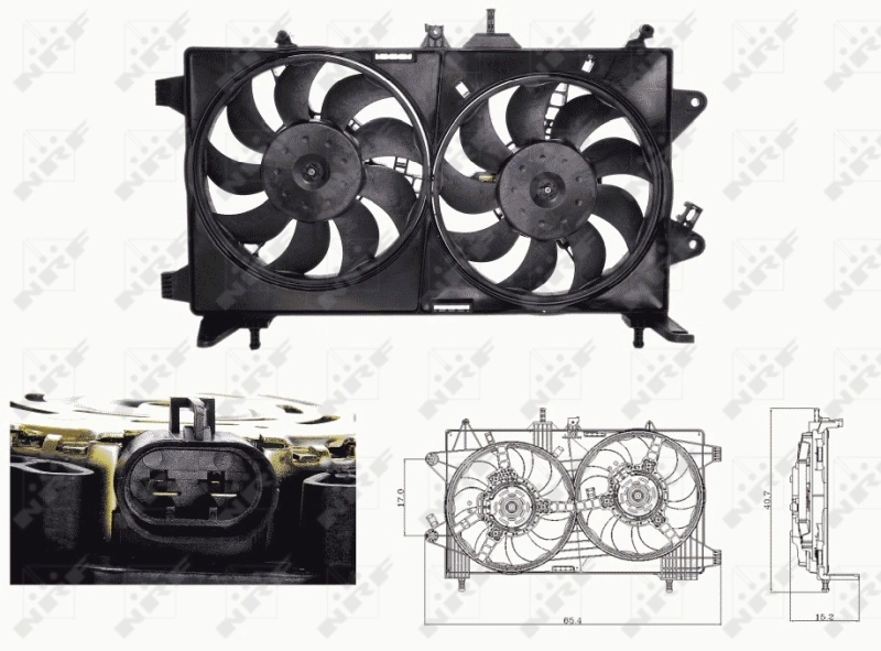 Ventilator radiator racire