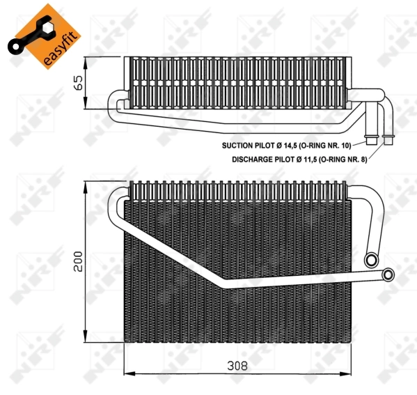 Evaporator aer conditionat