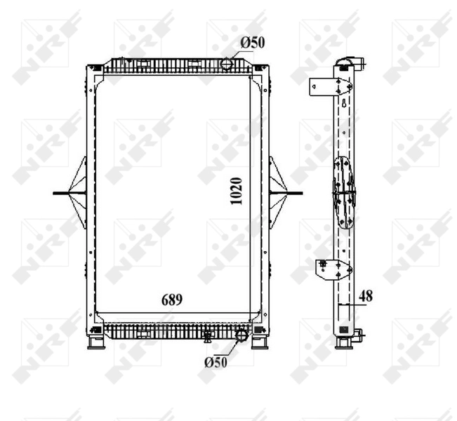 Radiator racire motor