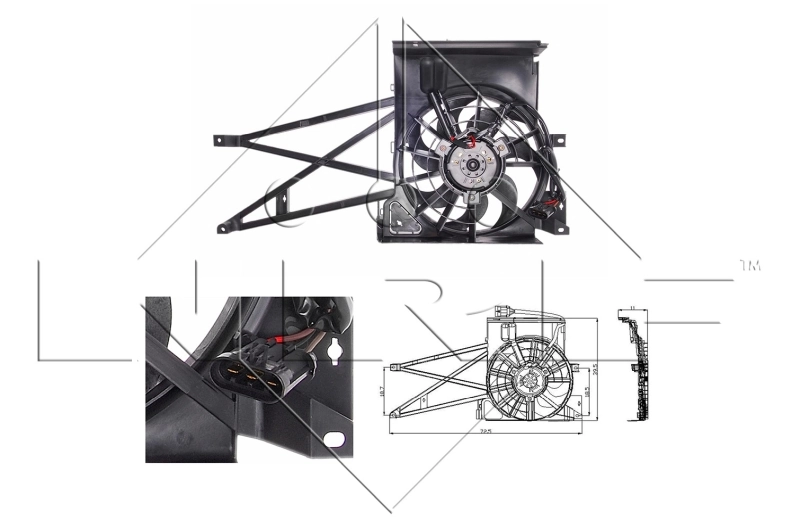 Ventilator radiator racire