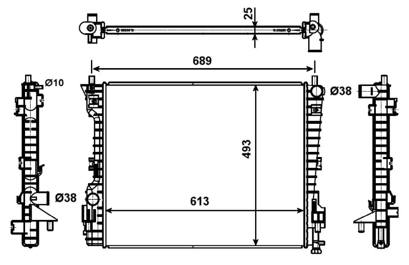 Radiator racire motor