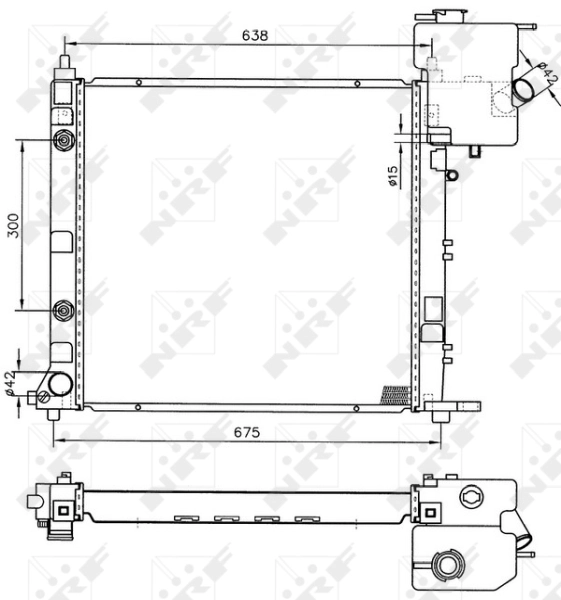 Radiator racire motor