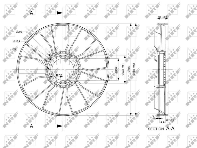 Paleta ventilator racire motor