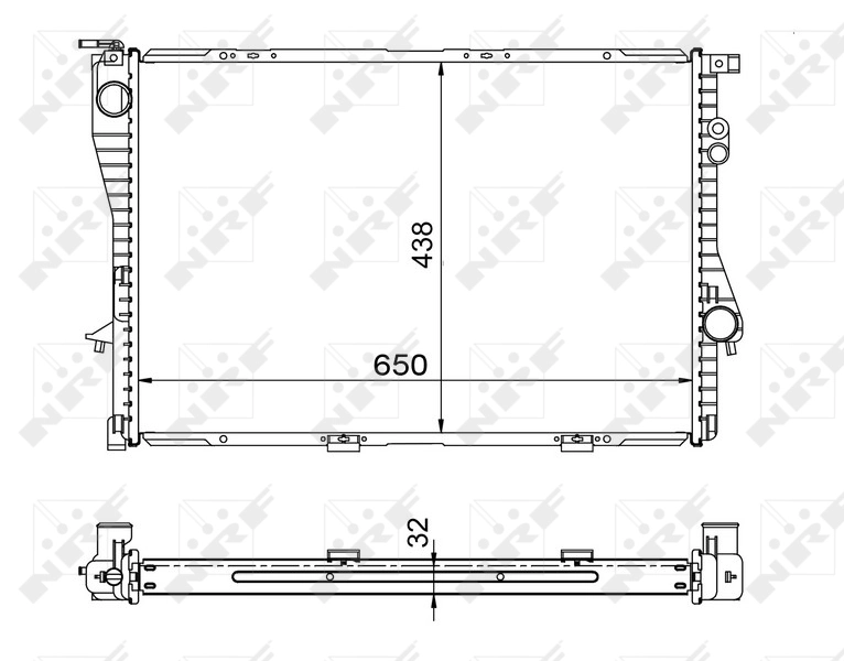 Radiator racire motor