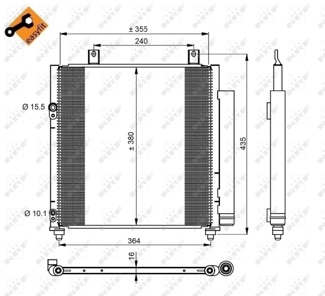 Radiator climatizare