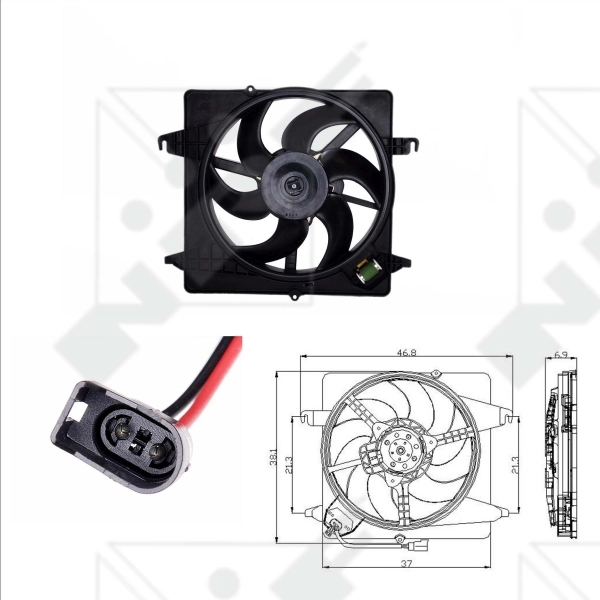 Ventilator radiator racire