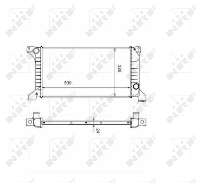 Radiator racire motor
