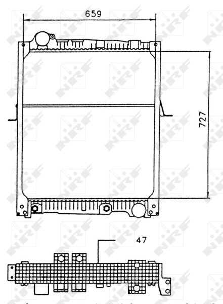 Radiator racire motor