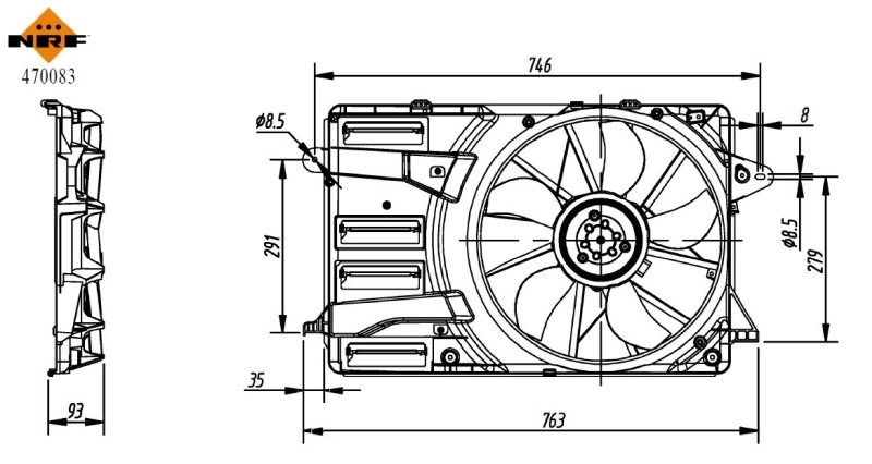 Ventilator radiator racire