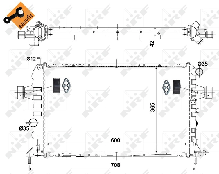 Radiator racire motor