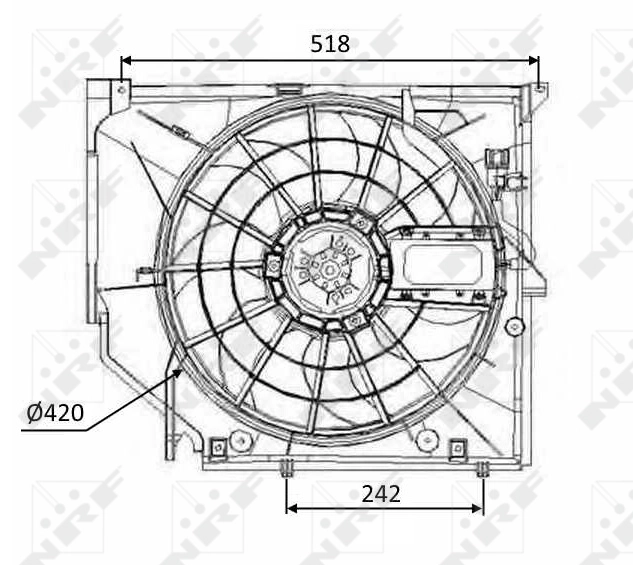 Ventilator radiator racire