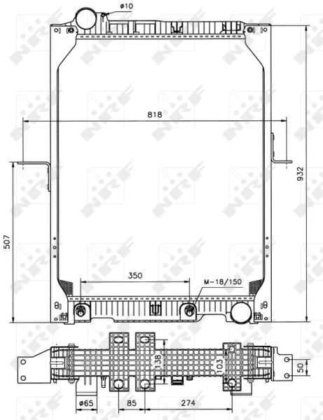 Radiator racire motor
